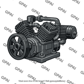 Reciprocating air compressor