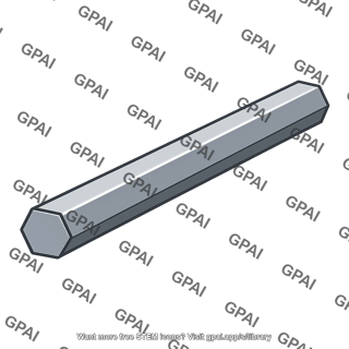 Hexagonal bar stock