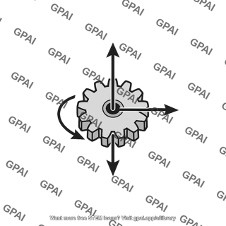 Free body diagram pinion