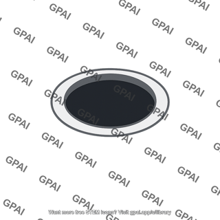 Central circular hole