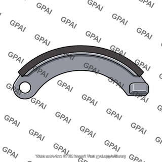 Right hand brake shoe