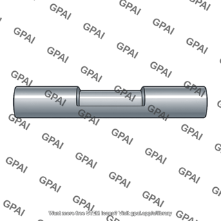 Cylindrical shaft with groove