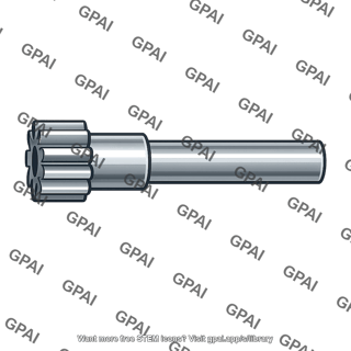 Integral pinion
