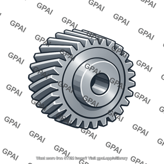 External helical gear