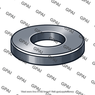 Hardened steel washer thick