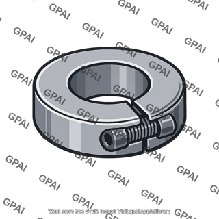 Clamped shaft collar