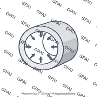 Thick walled cylinder external pressure