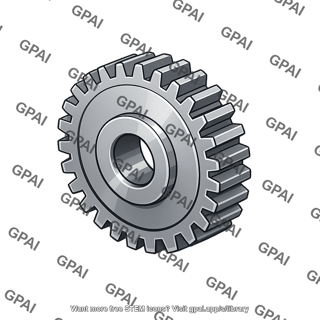 Spur gear perspective