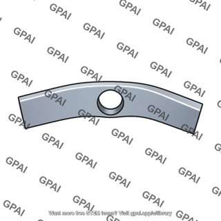 Rectangular bar with transverse hole bending