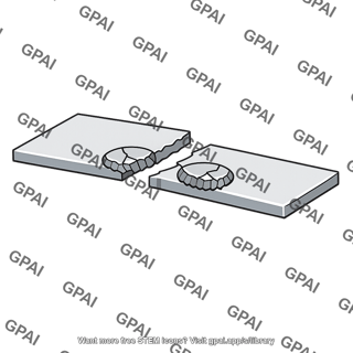 Resistance welded joint sheared