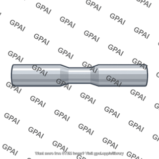 Cylindrical specimen notched
