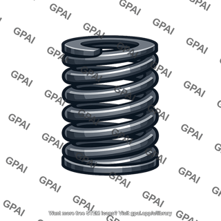 Aircraft engine valve spring