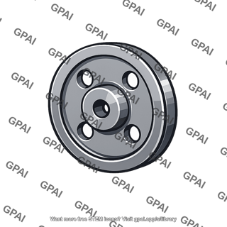 Equal sized pulley