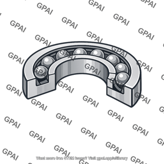 Angular contact ball bearing 02 60 mm