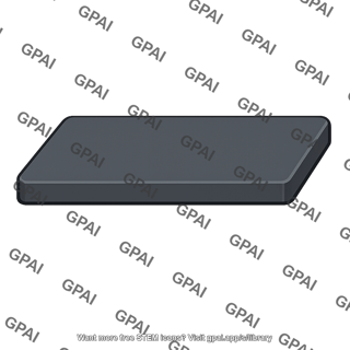 Rectangular friction pad