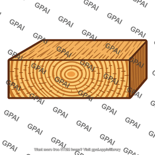 Wood perpendicular grain