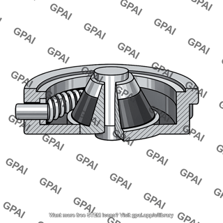 Cone clutch cross section