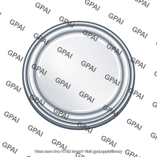 Cylindrical can top surface