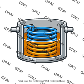 Coiled lubricant sump