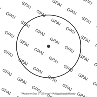Circle with center point