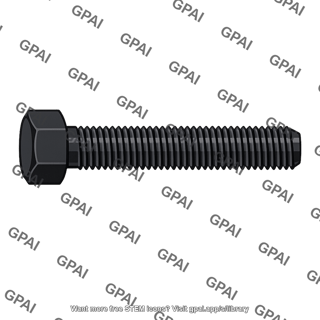 Nonplated black finish bolt