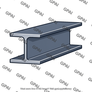 Wide flange beam