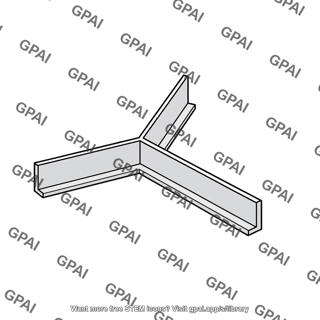 Thin walled open cross section three leg