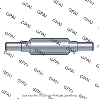 Round shaft with shoulder fillets
