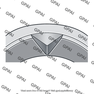Flywheel v belt groove