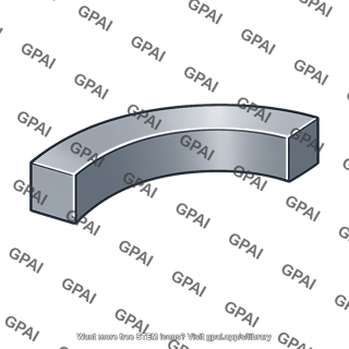 Curved beam square cross section
