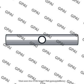 Cylindrical shaft with hole