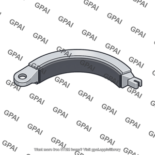 External contracting brake shoe