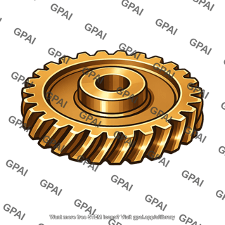 Bronze worm gear