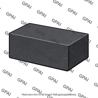 Rigid lining block