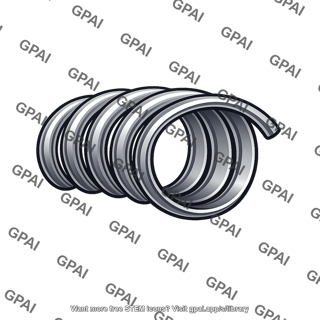 Metal coil spring