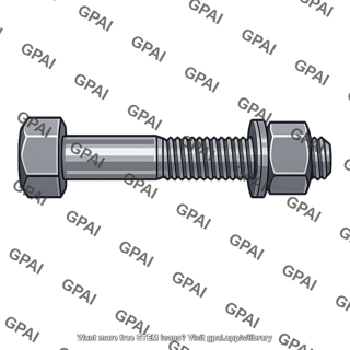 Steel connector bolt