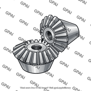 Straight bevel gear mesh