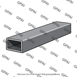 Rectangular steel tube