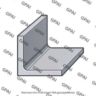 Structural steel equal leg angle