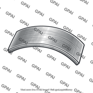 Bearing surface scored