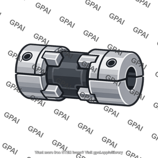 Bost flex through bore coupling