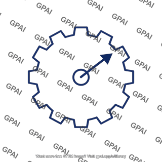 Radial force arrow