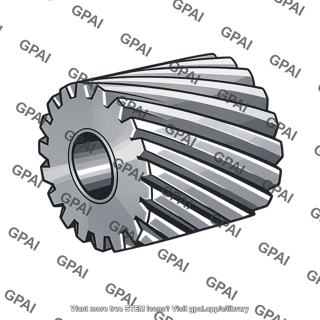 Parallel helical gear