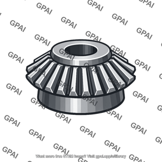 Straight bevel pinion