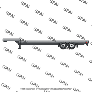 Flat bed trailer
