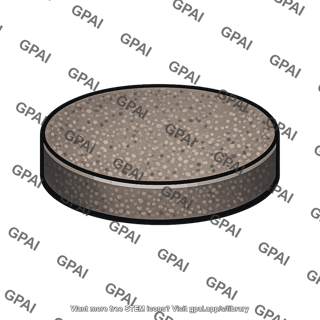 Dry sintered metal pad