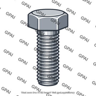 Hex head machine screw upset