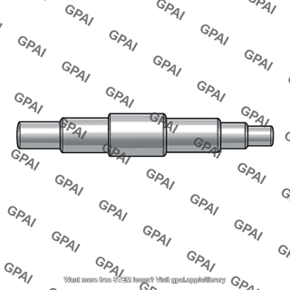 Stepped diameter shaft