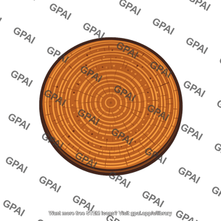Gum wood end grain