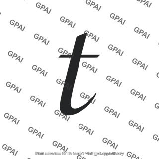 Time symbol t